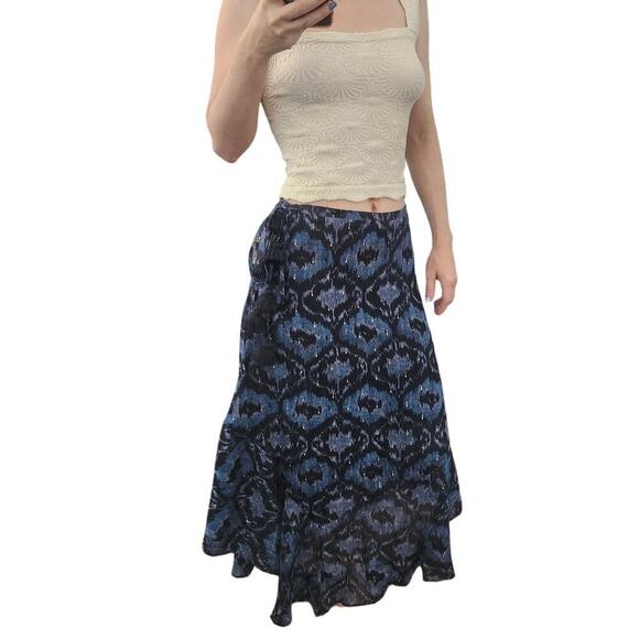 FIGUE Maxime Silk‎ Metallic skirt 2 - Picture 1 of 10